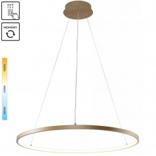 Φωτιστικό Κρεμαστό Φ80 LED 36W 1700lm 230V CCT σε Χρυσαφί BRENO 003064-026652